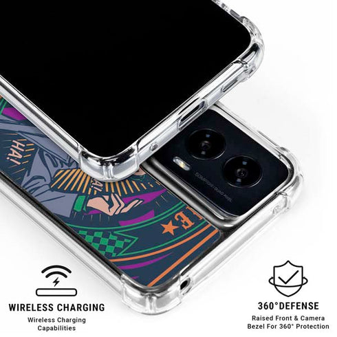DC Comics The Joker Casino Chip Moto G Power 5G (2024) Clear Case