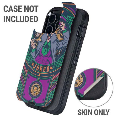 DC Comics The Joker Casino Chip Otterbox Defender iPhone Skin