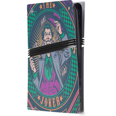 DC Comics The Joker Casino Chip PS5 Pro Console Skin
