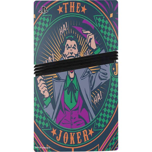 DC Comics The Joker Casino Chip PS5 Pro Console Skin