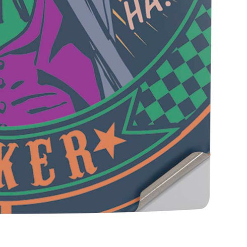 DC Comics The Joker Casino Chip PS5 Pro Disk Console Skin