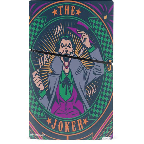 DC Comics The Joker Casino Chip PS5 Slim Digital Edition Console Skin