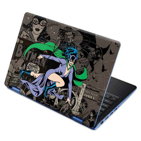 DC Comics Catwoman Vintage Action Pose Pattern Aspire R11 11.6in Skin