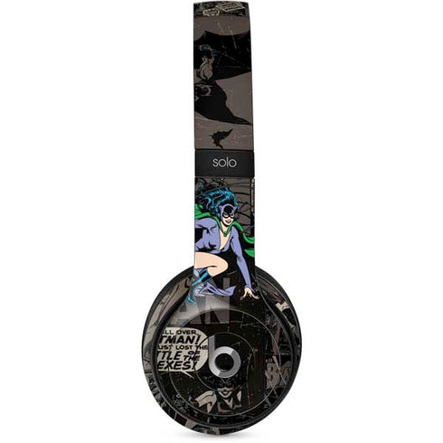 DC Comics Catwoman Vintage Action Pose Pattern Beats Solo 2 Wired Skin