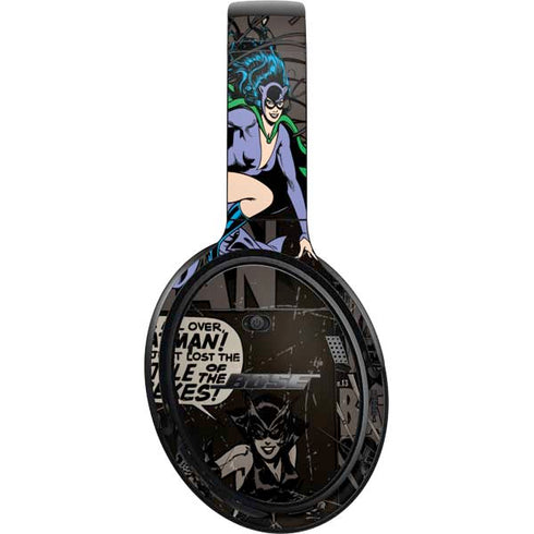 DC Comics Catwoman Vintage Action Pose Pattern Bose QuietComfort 35 Headphones Skin