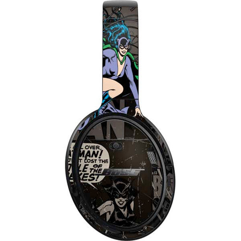 DC Comics Catwoman Vintage Action Pose Pattern Bose QuietComfort 35 II Headphones Skin