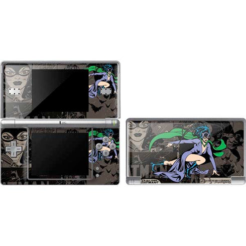 DC Comics Catwoman Vintage Action Pose Pattern DS Lite Skin