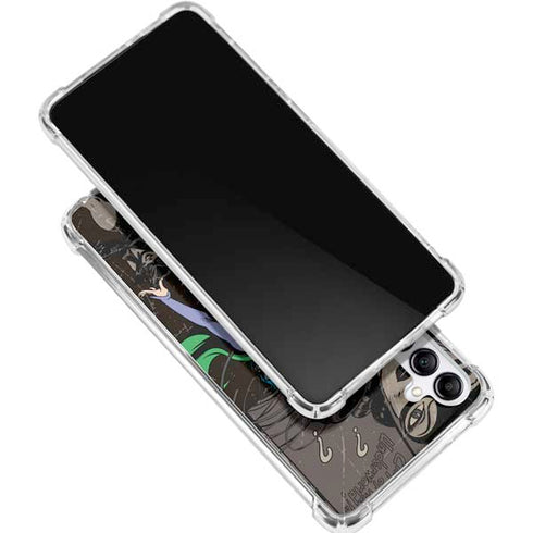 DC Comics Catwoman Vintage Action Pose Pattern Gabb Phone 4 Clear Case