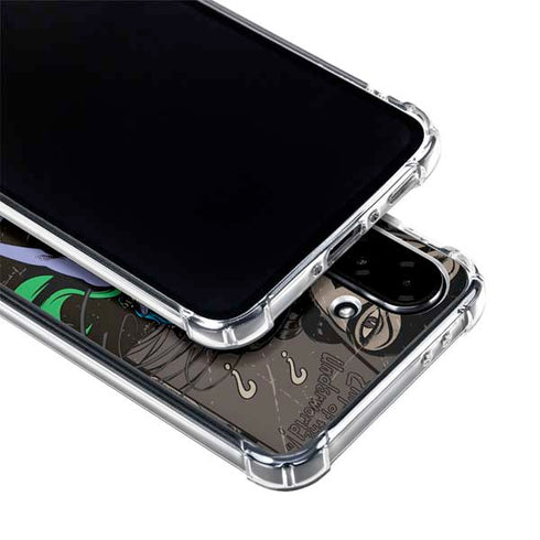 DC Comics Catwoman Vintage Action Pose Pattern Galaxy A36 5G Clear Case