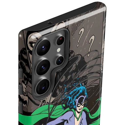 DC Comics Catwoman Vintage Action Pose Pattern Galaxy S23 Ultra Pro Case