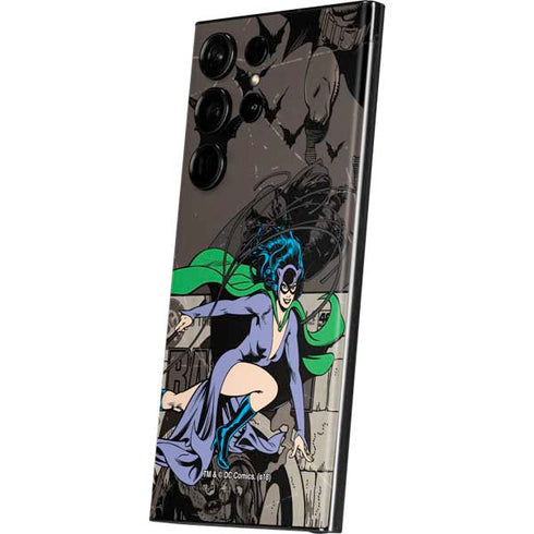 DC Comics Catwoman Vintage Action Pose Pattern Galaxy Skins