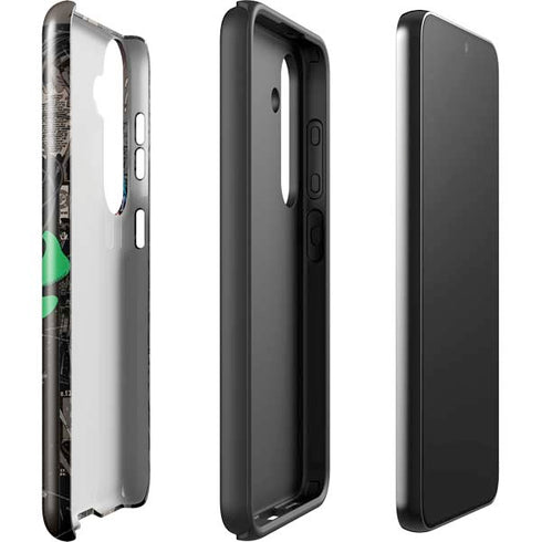 DC Comics Catwoman Vintage Action Pose Pattern Galaxy S25 Impact Case