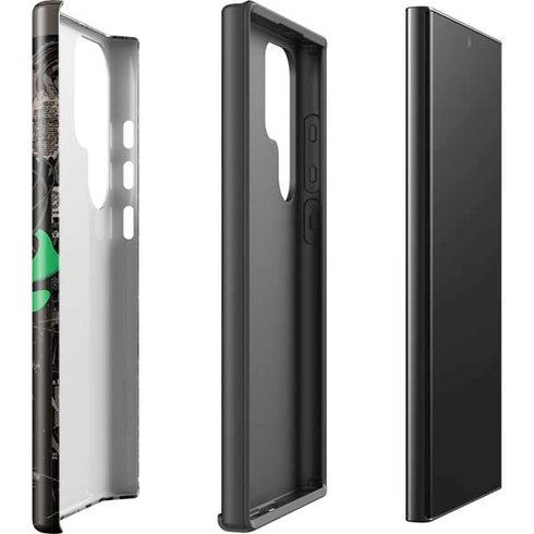 DC Comics Catwoman Vintage Action Pose Pattern Galaxy S25 Ultra Impact Case