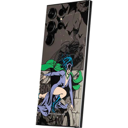 DC Comics Catwoman Vintage Action Pose Pattern Galaxy S24 Ultra Skin