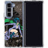 DC Comics Catwoman Vintage Action Pose Pattern Galaxy Z Fold5 5G Clear Case