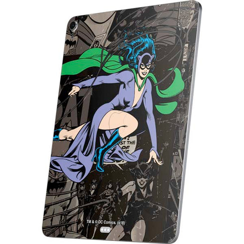 DC Comics Catwoman Vintage Action Pose Pattern Apple iPad Air Skin
