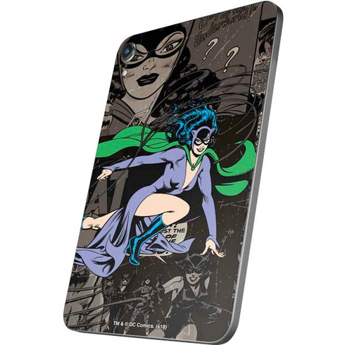 DC Comics Catwoman Vintage Action Pose Pattern Apple iPad Mini Skin