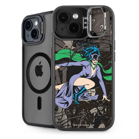 DC Comics Catwoman Vintage Action Pose Pattern iPhone 13 Kickstand Case