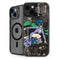 DC Comics Catwoman Vintage Action Pose Pattern iPhone 14 Kickstand Case