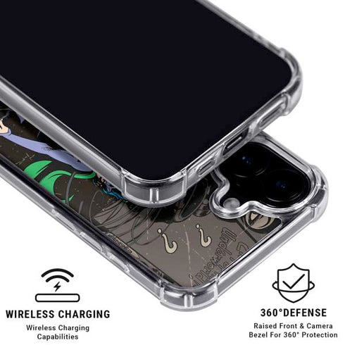 DC Comics Catwoman Vintage Action Pose Pattern iPhone 16 MagSafe Case