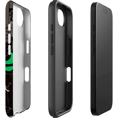 DC Comics Catwoman Vintage Action Pose Pattern iPhone 16e Impact Case