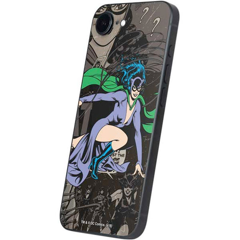 DC Comics Catwoman Vintage Action Pose Pattern iPhone 16e Skin