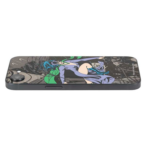 DC Comics Catwoman Vintage Action Pose Pattern iPhone 16e Skin