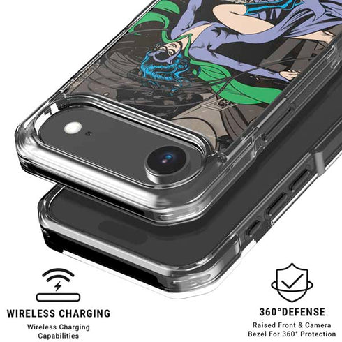 DC Comics Catwoman Vintage Action Pose Pattern iPhone 17 Air MagSafe Case