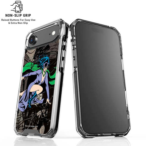 DC Comics Catwoman Vintage Action Pose Pattern iPhone 17 Air MagSafe Case