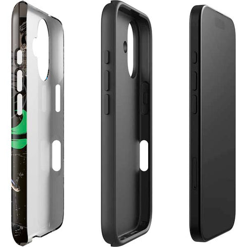 DC Comics Catwoman Vintage Action Pose Pattern iPhone 17 Impact Case