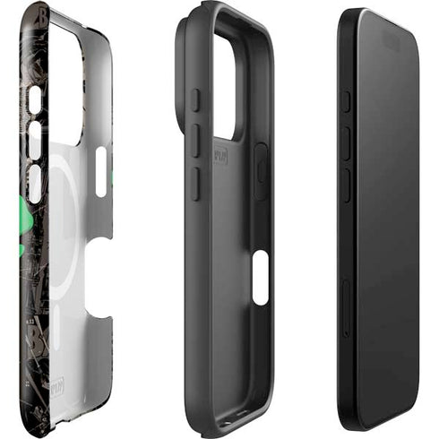DC Comics Catwoman Vintage Action Pose Pattern iPhone 17 Pro Magsafe Impact Case