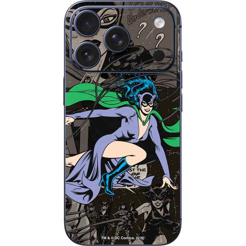 DC Comics Catwoman Vintage Action Pose Pattern iPhone 17 Pro Skin