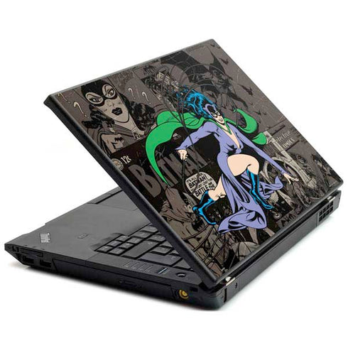 DC Comics Catwoman Vintage Action Pose Pattern Lenovo T420 Skin
