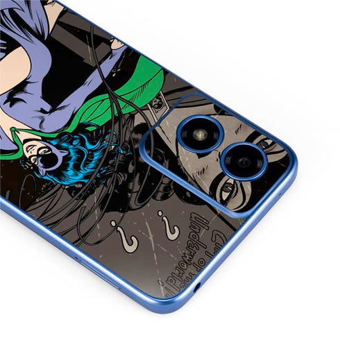 DC Comics Catwoman Vintage Action Pose Pattern Moto G Play 4G (2024) Skin