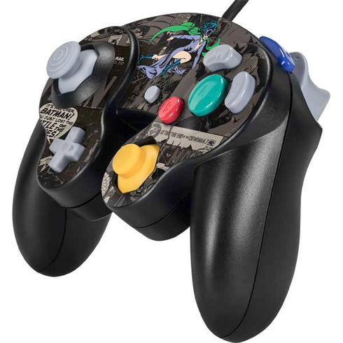 DC Comics Catwoman Vintage Action Pose Pattern Nintendo GameCube Controller Skin