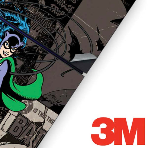 DC Comics Catwoman Vintage Action Pose Pattern PS4 Console and Controller Bundle Skin