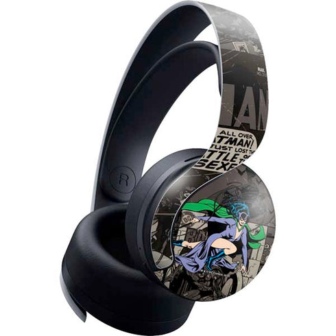DC Comics Catwoman Vintage Action Pose Pattern PlayStation PS5 Skins