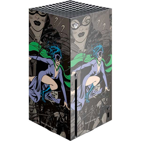 DC Comics Catwoman Vintage Action Pose Pattern Xbox Series X Skins