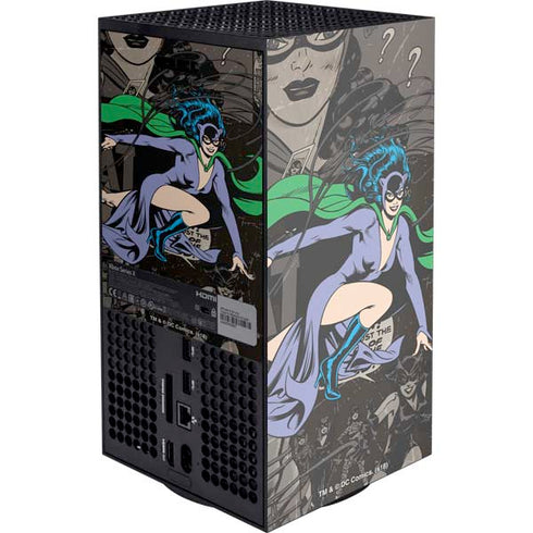 DC Comics Catwoman Vintage Action Pose Pattern XBox Series X Digital Edition Console Skin