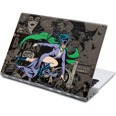 DC Comics Catwoman Vintage Action Pose Pattern Yoga 910 2-in-1 14in Touch-Screen Skin