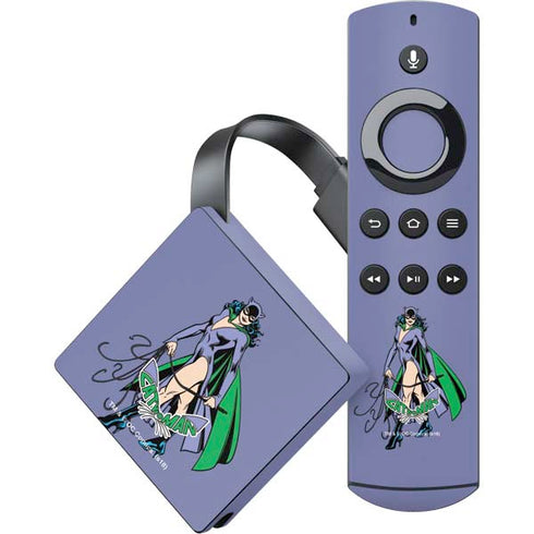 DC Comics Batman Catwoman Classic Art Pose Amazon Fire TV Skin