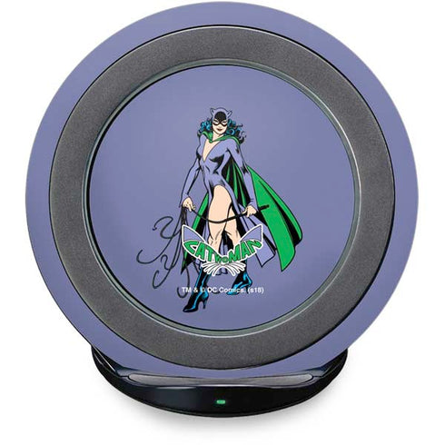DC Comics Batman Catwoman Classic Art Pose Fast Charge Wireless Charging Stand Skin