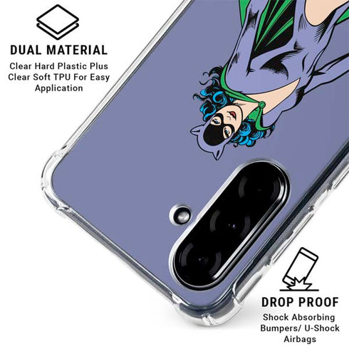 DC Comics Batman Catwoman Classic Art Pose Galaxy A36 5G Clear Case