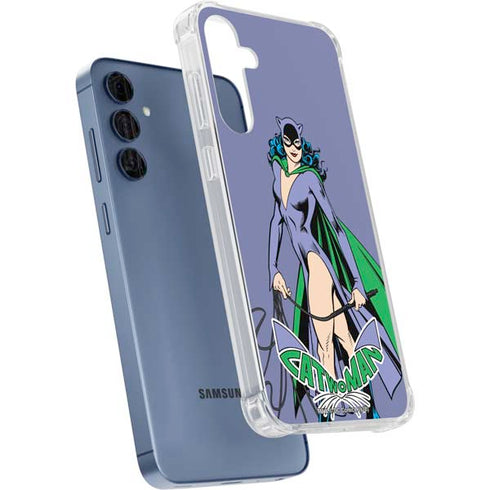 DC Comics Batman Catwoman Classic Art Pose Galaxy A55 5G Clear Case