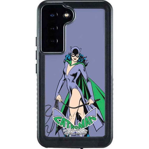 DC Comics Batman Catwoman Classic Art Pose Galaxy S24 Plus Waterproof Case