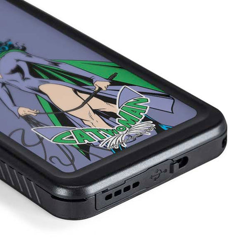 DC Comics Batman Catwoman Classic Art Pose Galaxy S24 Plus Waterproof Case