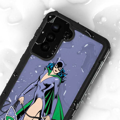 DC Comics Batman Catwoman Classic Art Pose Galaxy S24 Plus Waterproof Case