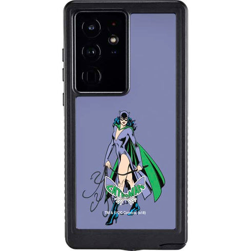 DC Comics Batman Catwoman Classic Art Pose Galaxy S24 Ultra Waterproof Case