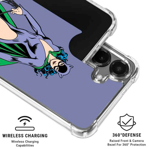 DC Comics Batman Catwoman Classic Art Pose Galaxy S26 Clear Case
