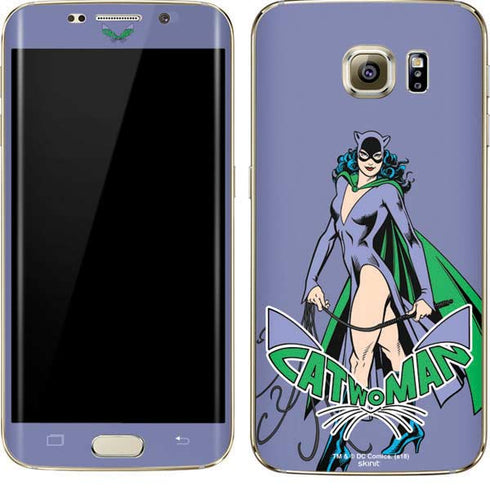 DC Comics Batman Catwoman Classic Art Pose Galaxy S7 Edge Skin